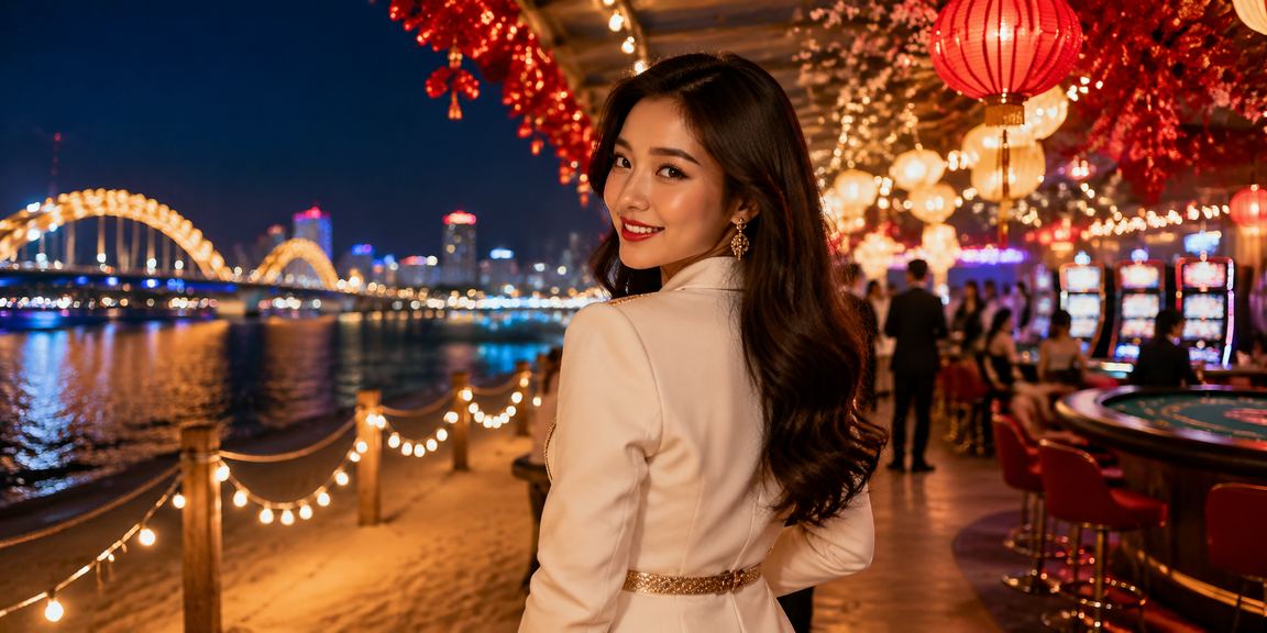 Sảnh casino hiện đại tại TP. Hồ Chí Minh dịp Tết